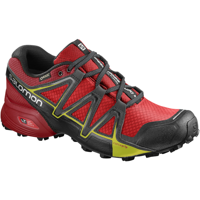 Zapatillas Trail Running Salomon Hombre Rojas / Negras - Salomon Argentina SPEEDCROSS VARIO 2 GTX® ,